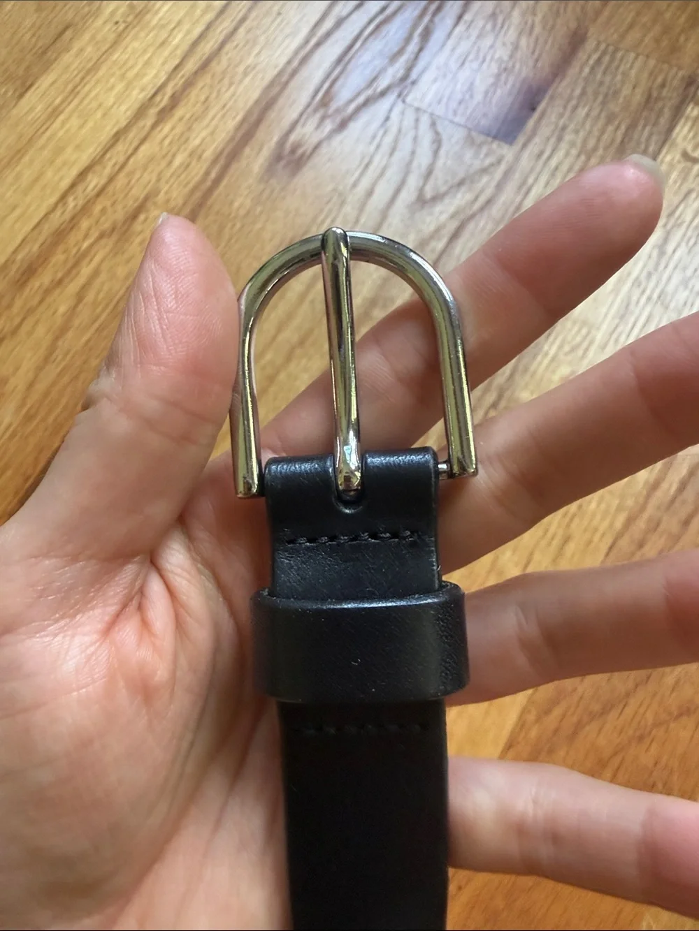 Banana Republic XS black leather belt